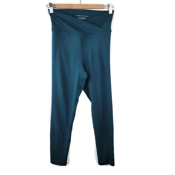 American Eagle Outfitters Pants - AMERICAN EAGLE The Lightweight Everything Legging 7/8 Length Green